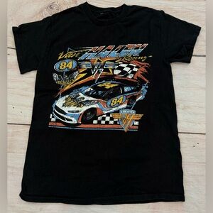 Van Halen Racing Black Graphic T-Shirt Small